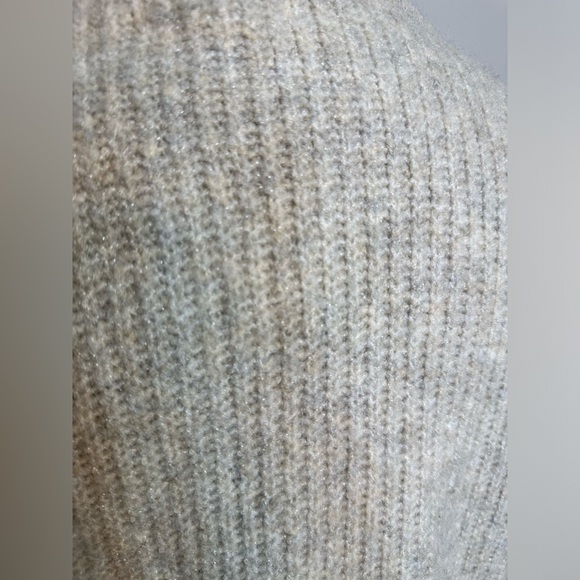 Sz M Prologue crew neck oatmeal textured sweater soft - Picture 5 of 7